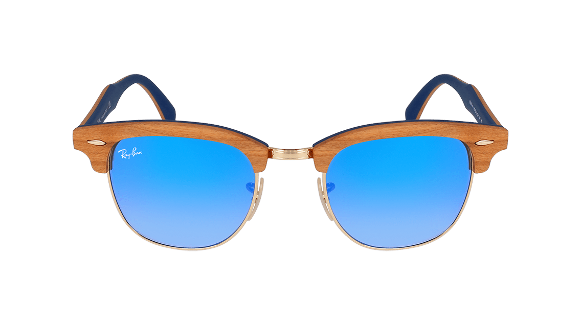 Wooden store clubmaster sunglasses